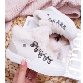 Dětské dívčí boty Tenisky Big Star White EE374017 bílý 1