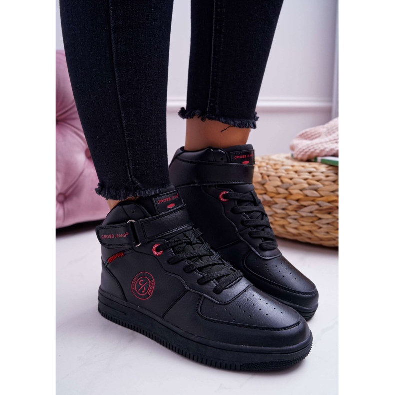Dámské tenisky Cross Jeans vysoké černé EE2R4147C černý 2