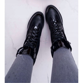 Dámské vysoké boty Black Trappers Nemtere černý 2