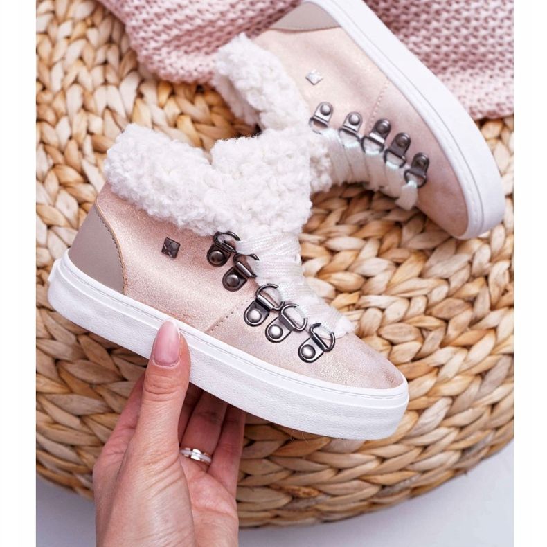 Dětské dívčí boty Tenisky Big Star Pink EE374015 růžový 1