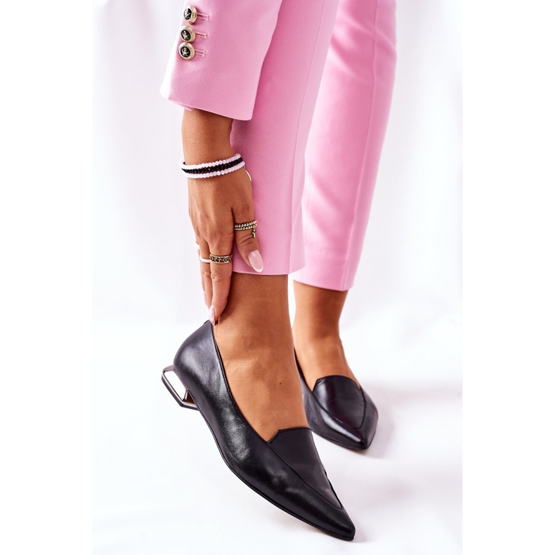 Dámské brogues Laura Messi Black 2074 černý 2