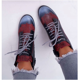 Dámské kožené boty Maciejka černé 03190 černá vícebarevný 2