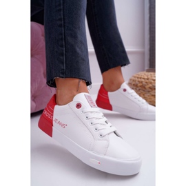 Dámské tenisky Cross Jeans White EE2R4016C bílý červený 2