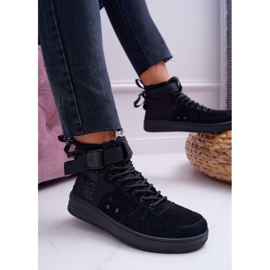 Dámské tenisky Black Big Star EE274662 černý 2
