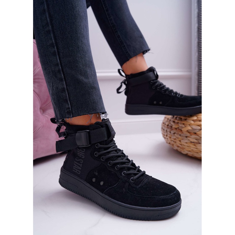 Dámské tenisky Black Big Star EE274662 černý 2