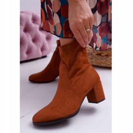 Dámské kozačky na vysokém podpatku Sergio Leone Slip-on Camel LikeStar hnědý 1 Dámské kozačky na vysokém podpatku Sergio Leone Slip-on Camel LikeStar hnědý 1