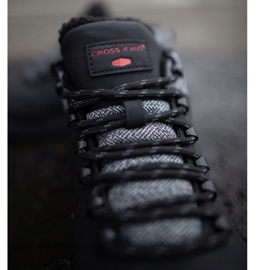 Pánské trekové boty Cross Jeans černé EE1R4113C černá 2