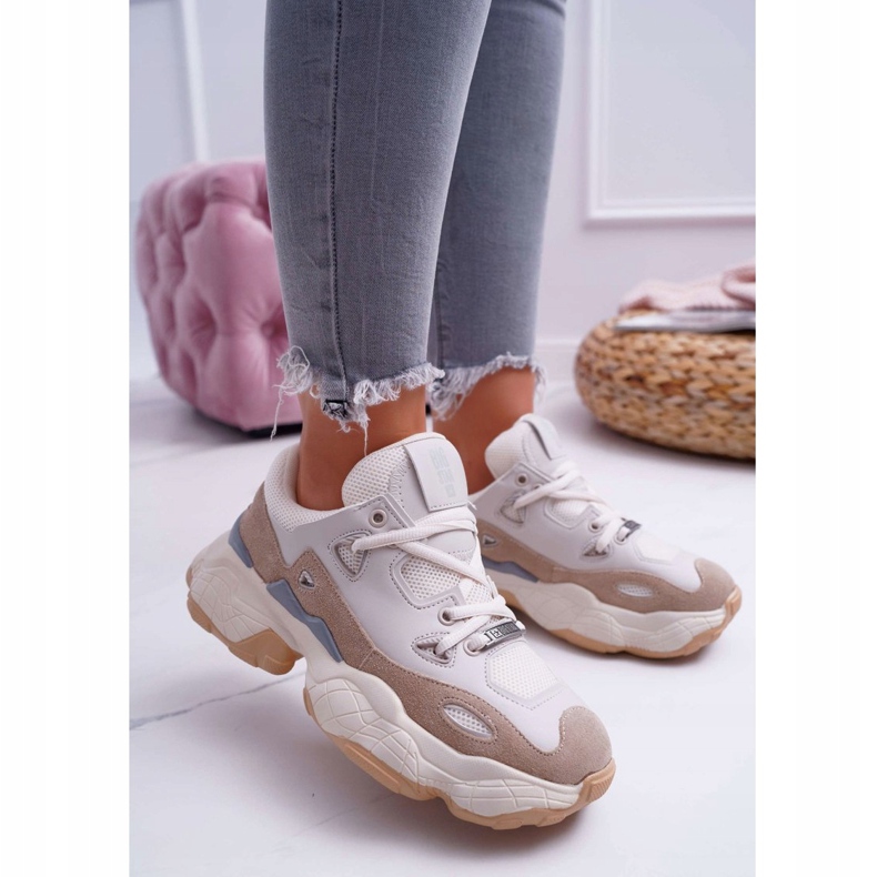 Dámské sportovní boty Big Star od Daniel Lopez Beige FF274429 béžový 1