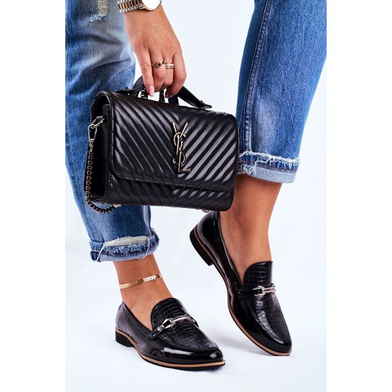 Dámské brogues Maciejka lakované lakované černé 4099A-01 / 00-1 černá 1 Dámské brogues Maciejka lakované lakované černé 4099A-01 / 00-1 černá 1