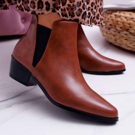 Dámské ploché kozačky Camel Murino hnědý 1