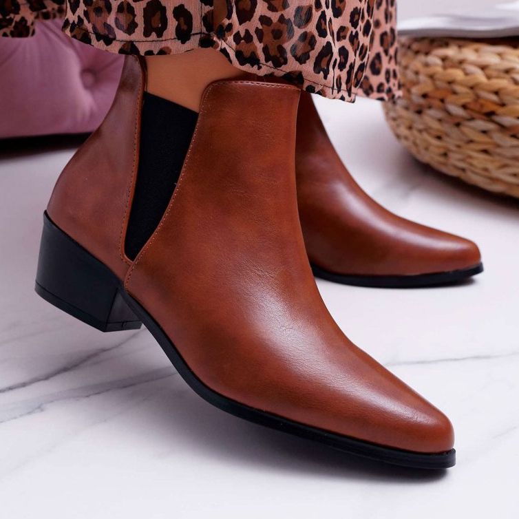 Dámské ploché kozačky Camel Murino hnědý 1