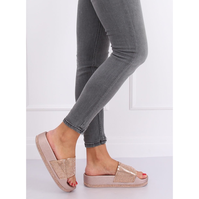 Champagne N-59 Šampaňské pantofle na silné podrážce vícebarevný žlutá 2