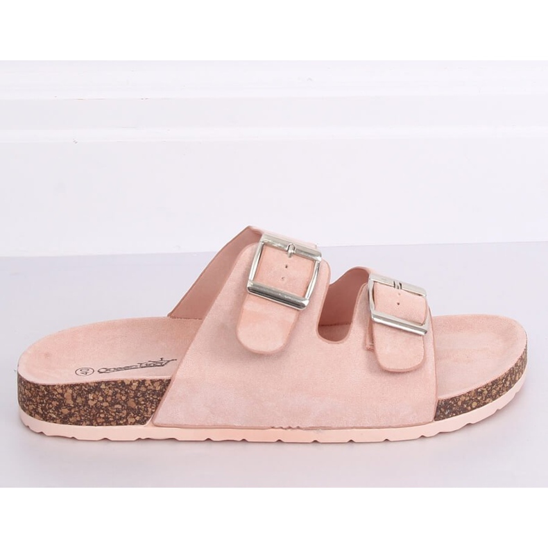 Růžové pantofle scholki BL3100-SF Pink růžový 1