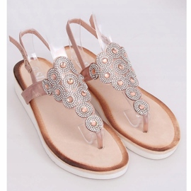 Šampaňské sandály 7887-PL Champagne černý 1