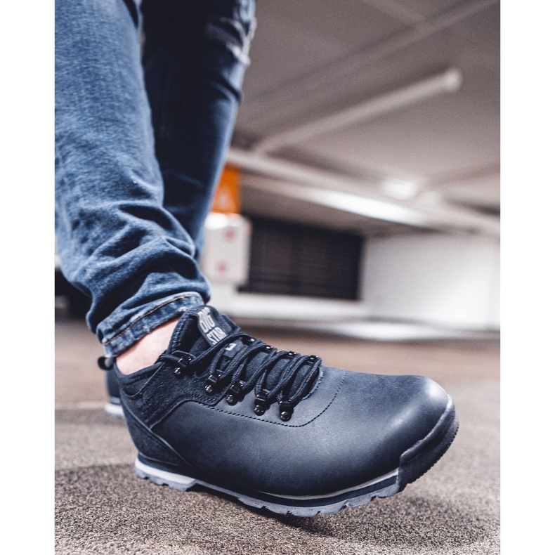 Pánské trekové boty Big Star Navy Blue EE174443 námořnická modrá 1