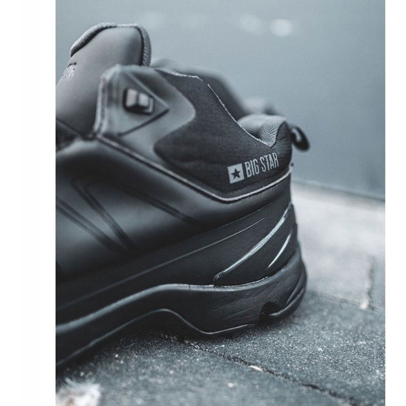 Pánské trekové boty Big Star Black EE174458 černá 2