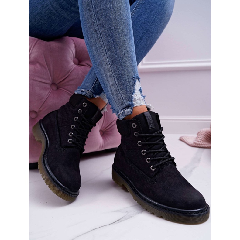 Dámské boty Trappers Big Star Black EE274014 černý 1