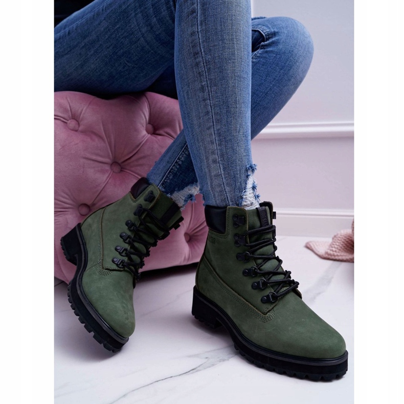 Dámské lovce Big Star Green EE274031 zelený 1