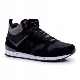 Pánské sportovní boty Cross Jeans černé EE1R4119C černý 1