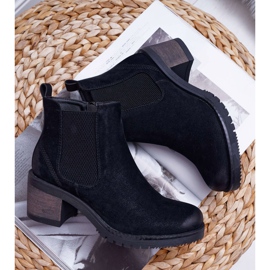 Dámské boty na vysokém podpatku Sergio Leone Black Br BT702 černá 1