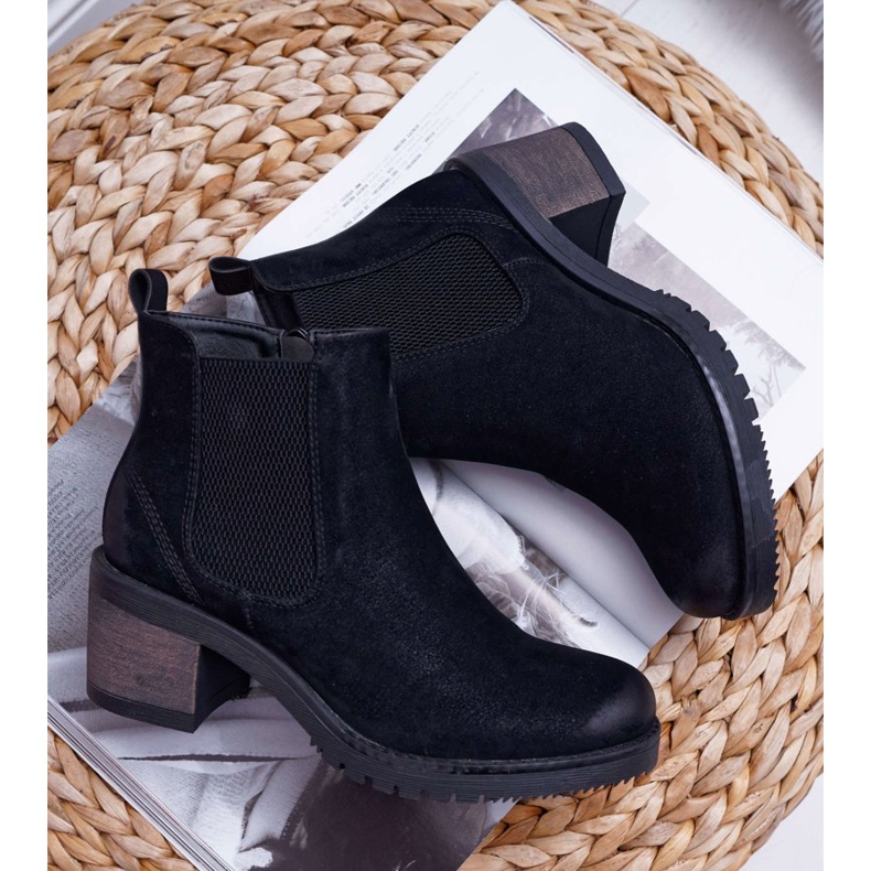 Dámské boty na vysokém podpatku Sergio Leone Black Br BT702 černá 1