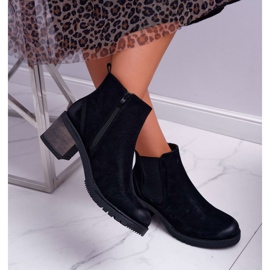 Dámské boty na vysokém podpatku Sergio Leone Black Br BT702 černá 2