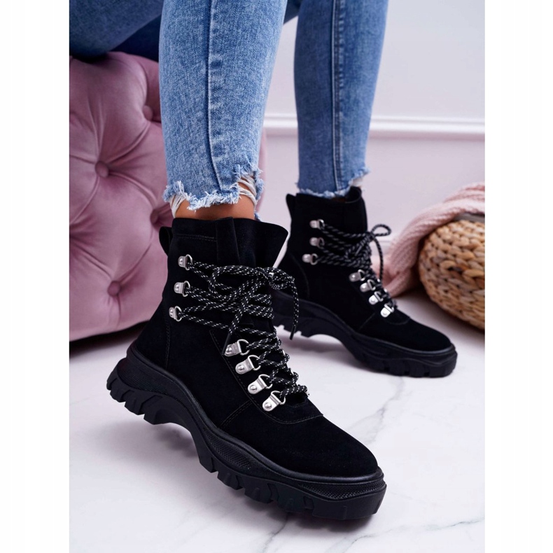 Dámské boty Sergio Leone černé TR729 černá 1 Dámské boty Sergio Leone černé TR729 černá 1