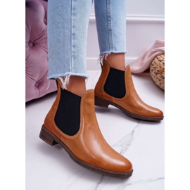 Dámské kozačky Jodhpur kozačky Maciejka Camel 04359 hnědý 1 Dámské kozačky Jodhpur kozačky Maciejka Camel 04359 hnědý 1