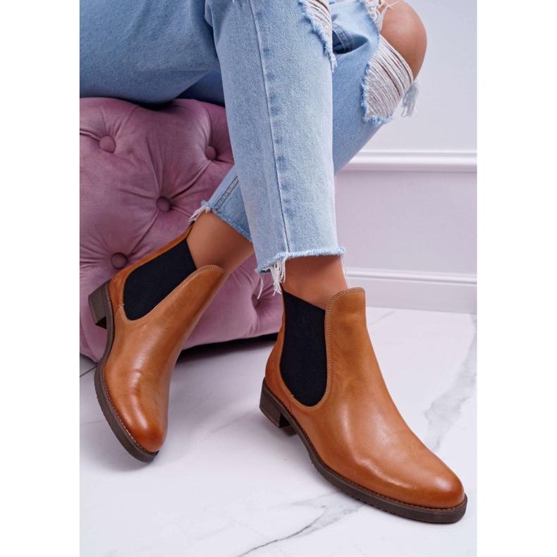 Dámské kozačky Jodhpur kozačky Maciejka Camel 04359 hnědý 2 Dámské kozačky Jodhpur kozačky Maciejka Camel 04359 hnědý 2