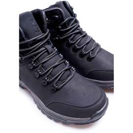 EVE Pánské černé teplé trekové boty Derex černá 2