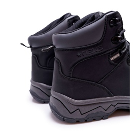 EVE Pánské černé teplé trekové boty Derex černá 1