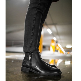 Pánské kozačky Big Star Black EE174287 černá 1