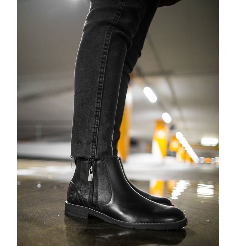 Pánské kozačky Big Star Black EE174287 černý 1