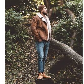 Pánské kožené boty Big Star Camel EE174227 hnědý 2