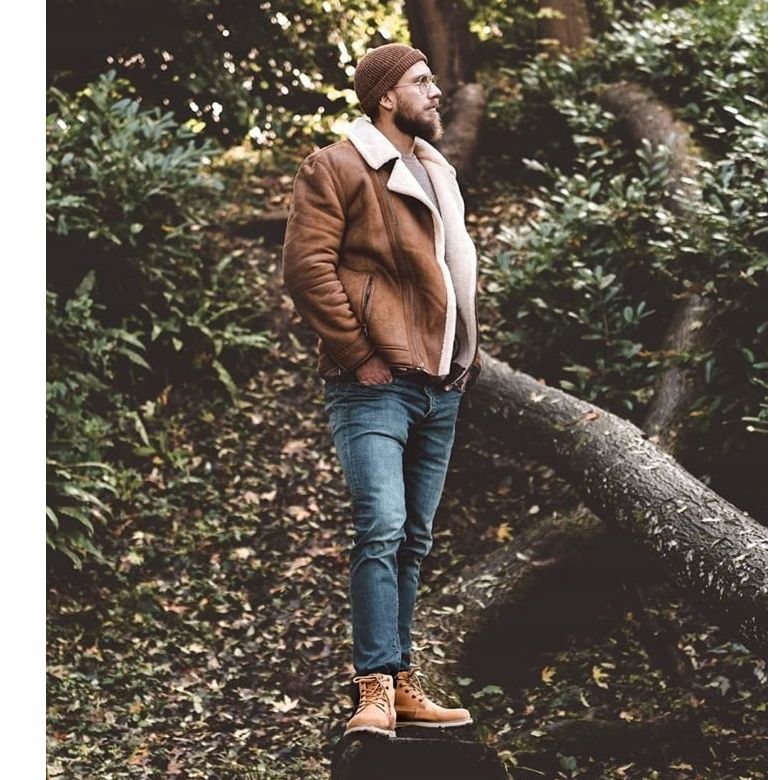 Pánské kožené boty Big Star Camel EE174227 hnědý 2