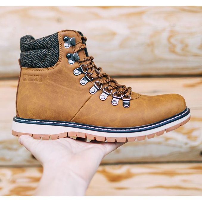 Pánské lovce Big Star Camel EE174402 hnědý 2