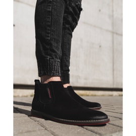 Pánské chelsea boty Cross Jeans černé EE1R4066C černý 1