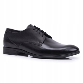 Bednarek Polish Shoes Pánské brogues Elegantní kůže Bednarek Černá Jantar 1