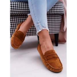 PS1 Dámské mokasíny semišové Bolero Camel hnědý 2