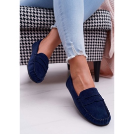 SEA Dámské mokasíny Navy Blue Suede Bolero námořnická modř 2