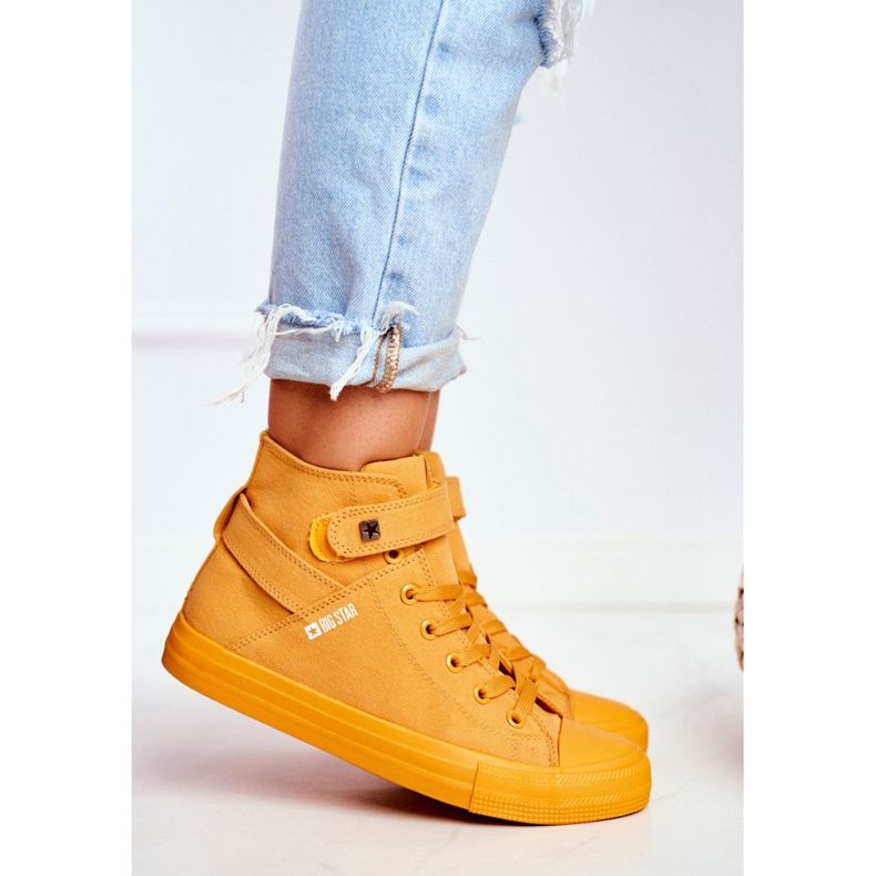 Dámské tenisky Big Star Yellow FF274581 žluť 2