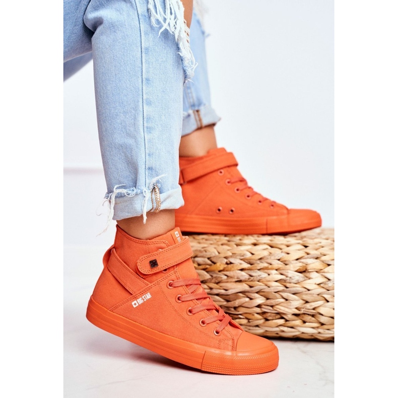 Dámské tenisky Big Star Orange FF274583 pomerančový 1