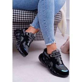 Dámské sportovní boty Big Star od Daniel Lopez černé šedé FF274A553 černá šedá 2