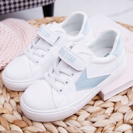 Big Star Dětské tenisky Dětská velká hvězda se suchým zipem bílá FF374120 bílý 1