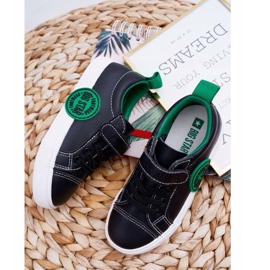 Dětské boty Tenisky Big Star se suchým zipem FF374087 černý 2