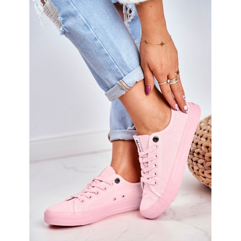 Dámské tenisky Big Star světle růžové DD274443 růžový 1