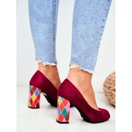 Dámské lodičky Sergio Leone Suede Fuchsia PB135 Be Mine! růžový 1