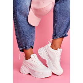 SEA Dámská sportovní obuv na vysoké podrážce růžová hlasitěji růžový 2