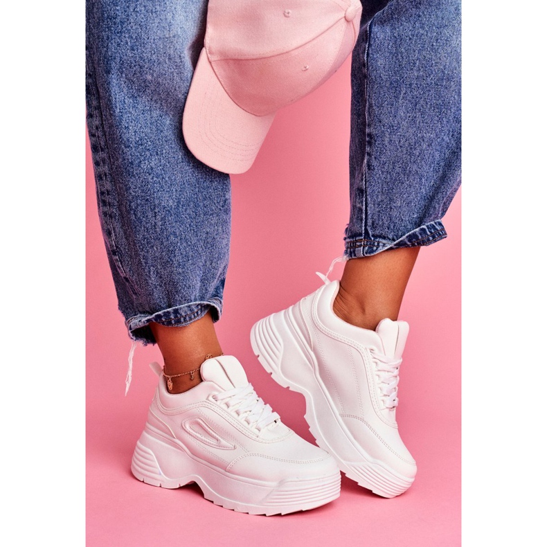 SEA Dámská sportovní obuv na vysoké podrážce růžová hlasitěji růžový 2