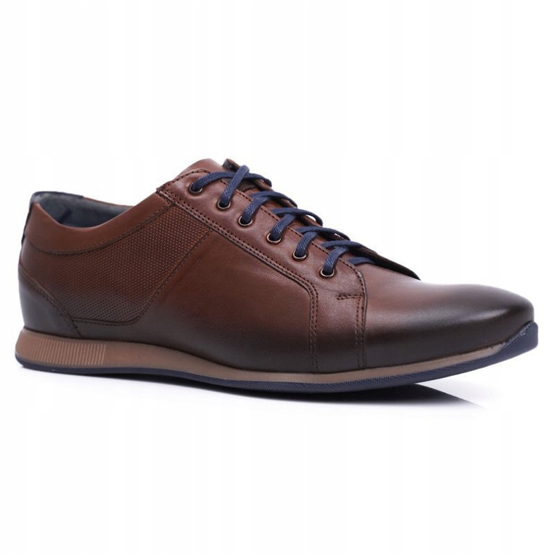 Pánská obuv Brogues Casual Nikopol Leather Brown 1730 hnědý 1